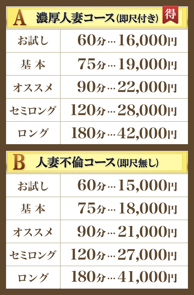 料金表